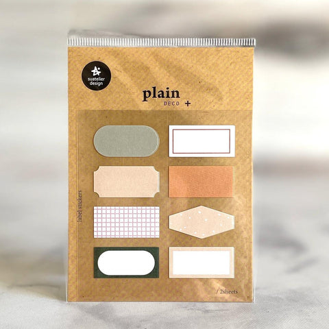 Plain.59 Label Stickers