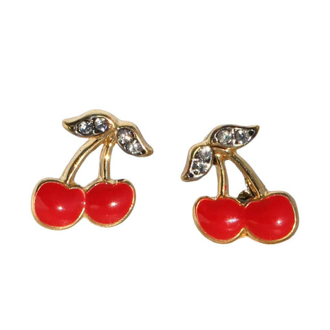 Cherry Stud Earrings