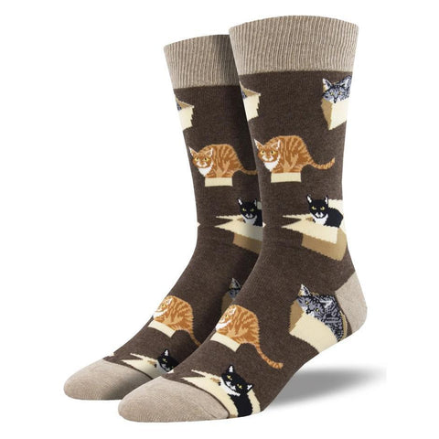 Cat in a Box Men's Socks