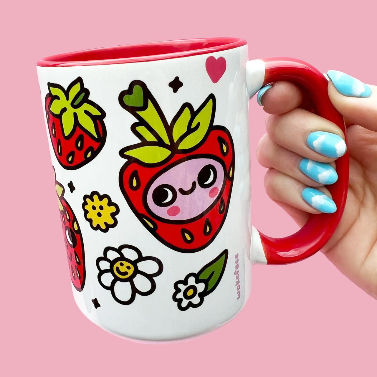 Wokeface Strawbebby Mug
