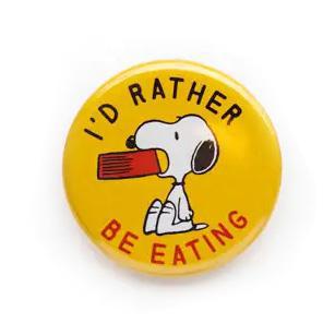 Snoopy Buttons: Food Edition