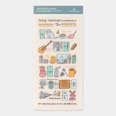 TRAVELER'S notebook, Regular Size, 2027 Clear Folder