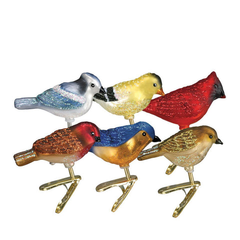 Mini Songbird Clip-on Ornaments