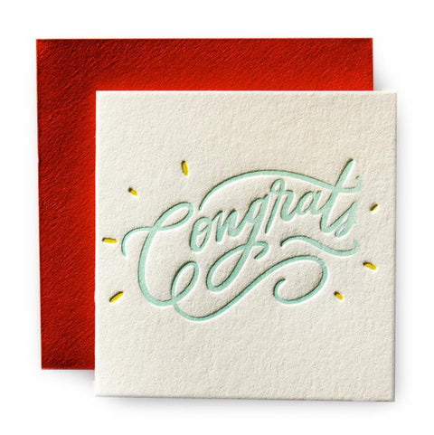 Congrats Mini Card