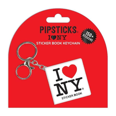I Love New York Mini Sticker Book Keychain