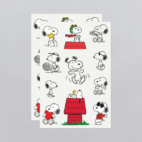 Snoopy Tattoo Sheets