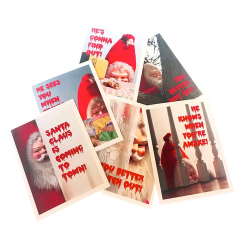 Creepy Santa Cards, Boxed Set