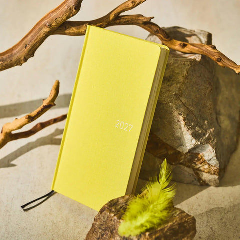 Hobonichi Techo Weeks Mega 2027 Planner, Canaria Yellow