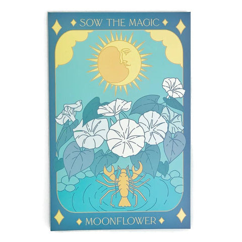 Moon Flower Tarot Seed Packet
