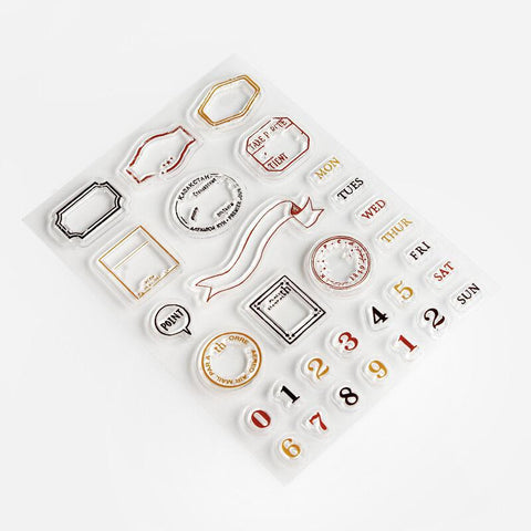 Clear Stamps, Vintage Date