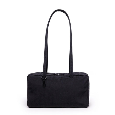 Nylon Bowler Bag: Black