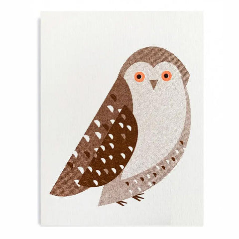 Snowy Owl Mini Card