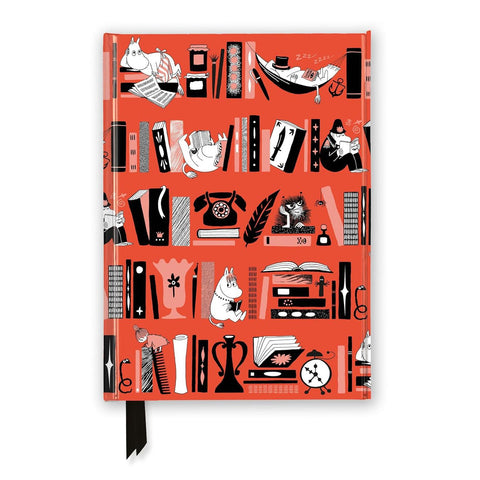 Moomin Bookshelves Foiled Journal