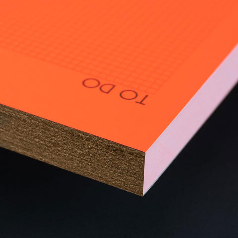 Fluo Orange To Do Notepad