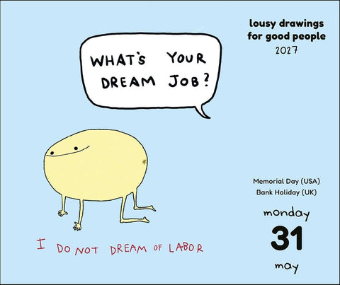 Lousy Drawings for Good People 2027 Day-to-Day Calendar