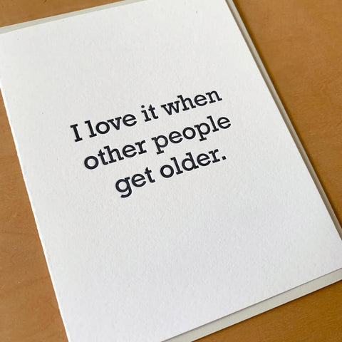 Other People Get Older Card