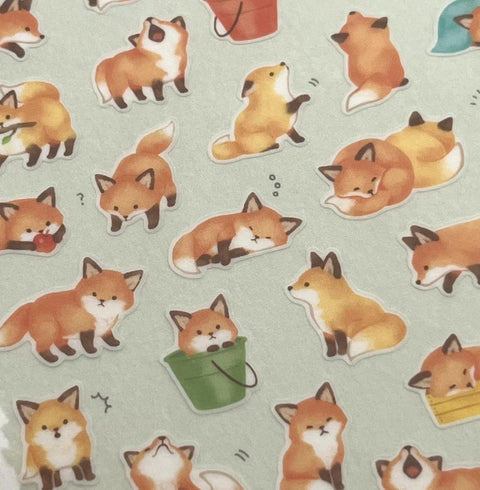 Fox Sticker Sheet