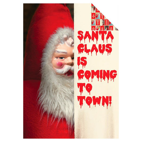 Creepy Santa Mixed Gift Wrap Sheets