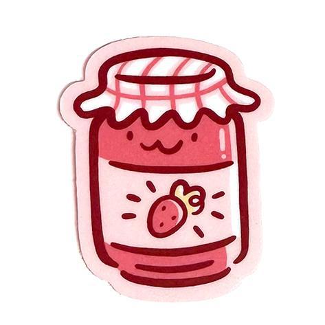 Strawberry Jam Mini Sticker