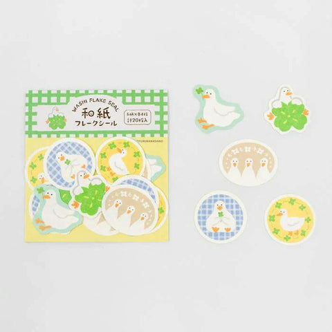 Clover Duck Sticker Flakes