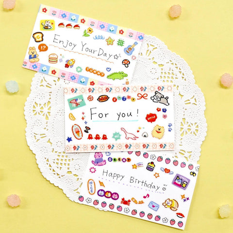 Happy Happy Sticker Sheet, Dog