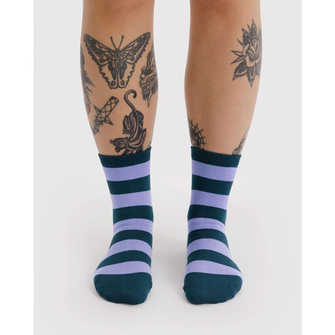 Malachite Stripe Socks