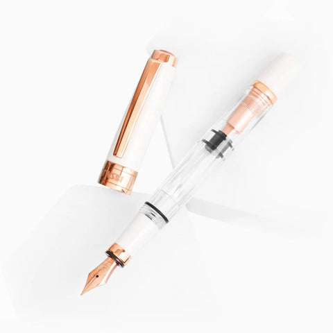 TWSBI Diamond 580 Fountain Pen, White + RoseGold II