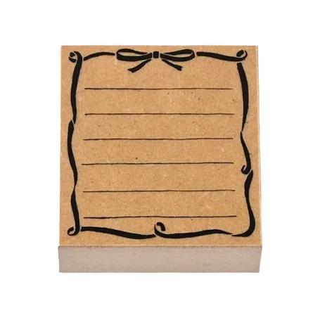 Ribbon Border List Stamp