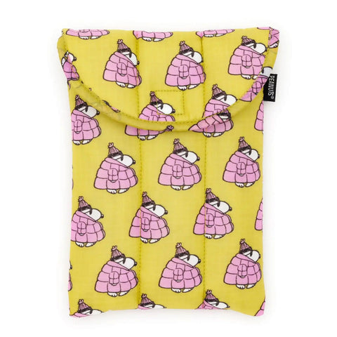 Puffy Tablet Sleeve: Mini Pufer Snoopy