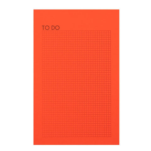Fluo Orange To Do Notepad