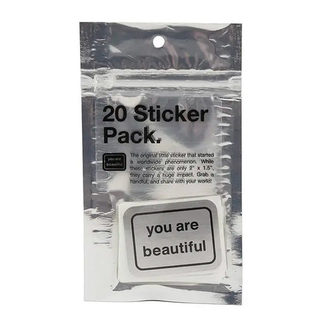 You Are Beautiful Stickers