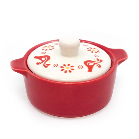 Friendship Casserole Ceramic Trinket Box