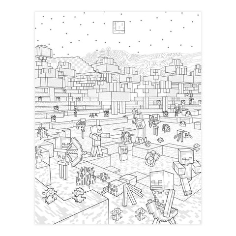 The Minecraft Coloring Book