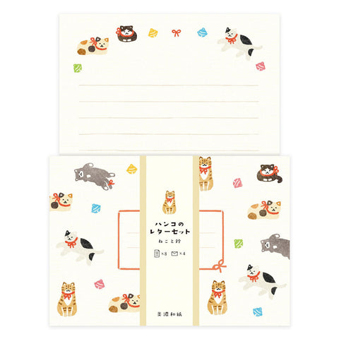 Cat + Bell Letter Set