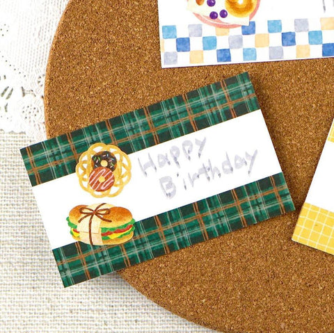 Green Plaid Washi Tape