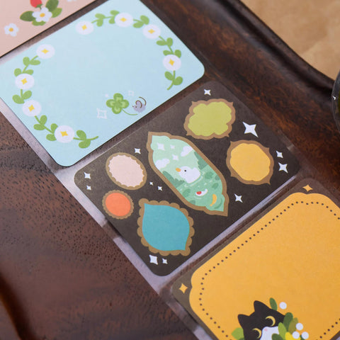 Retro Frames Paper Roll Labels