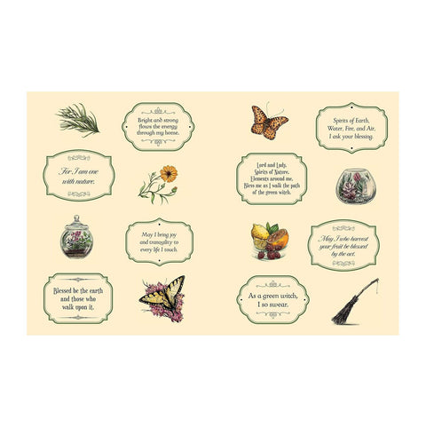 The Green Witch's Sticker Book