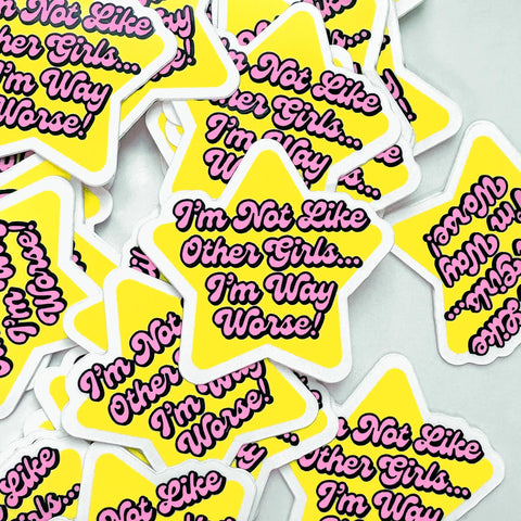 Not Like Other Girls Mini Sticker