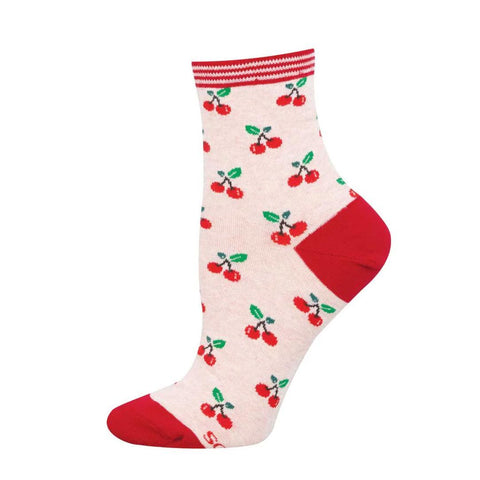 Everything is Cherry Mini Crew Socks