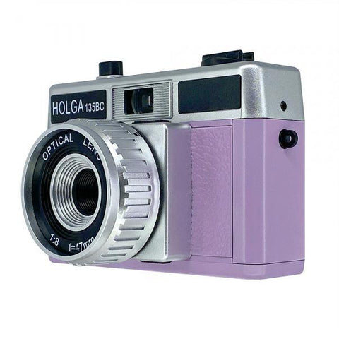 Lilac + Silver Holga 135FC 35mm Film Camera