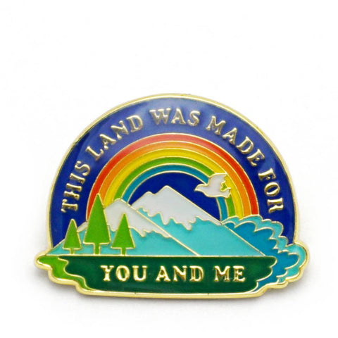 This Land is Your Land Enamel Pin