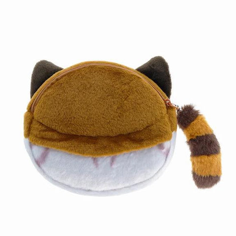 Mofusand Fluffy Red Panda Zipper Pouch