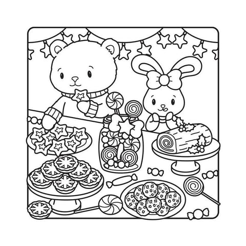Snuggly Winter Coloring Book