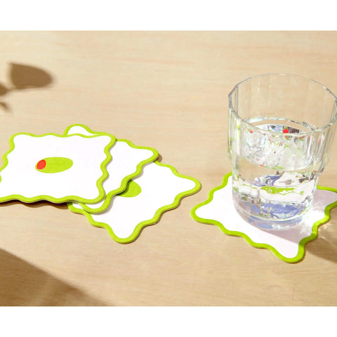 Olive Coasters Set