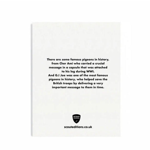 Pigeon Mini Card