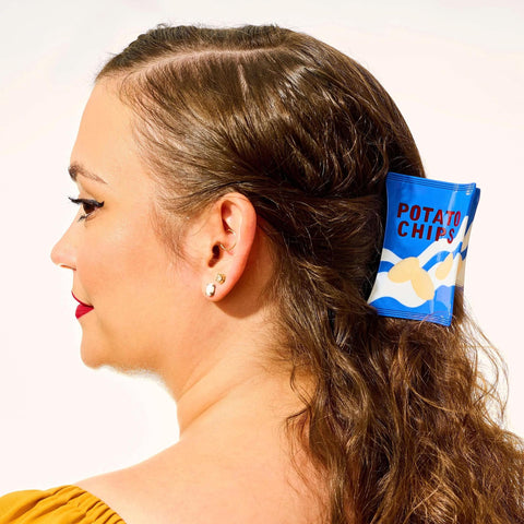 Potato Chip Bag Hair Claw
