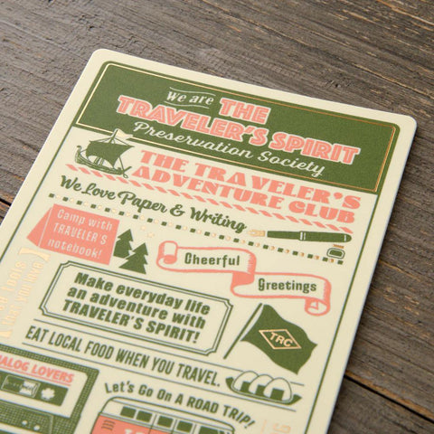 TRAVELER'S notebook, Passport Size, 2026 Plastic Sheet