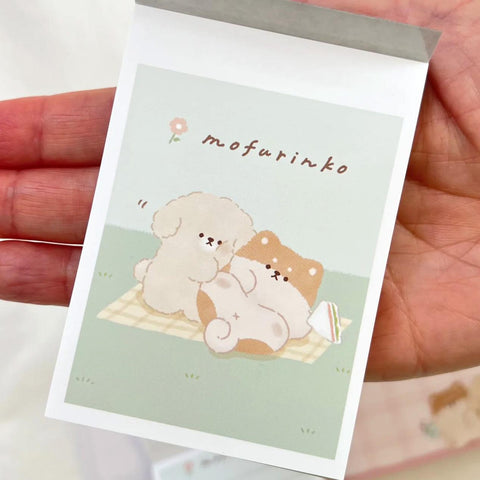 Puppy Picnic Mini Notepad