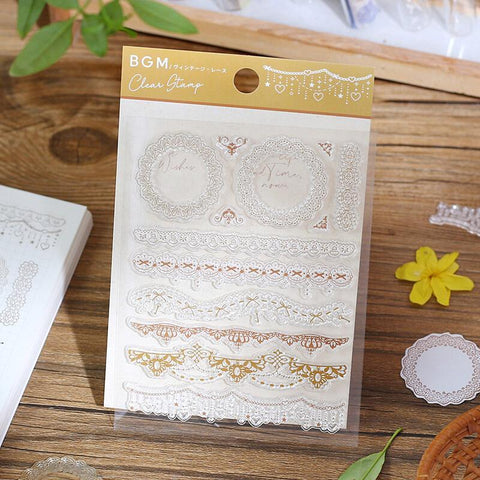 Clear Stamps, Vintage Lace