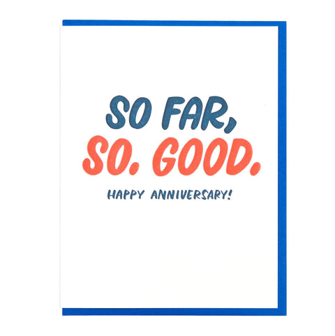 So Far, So Good Card